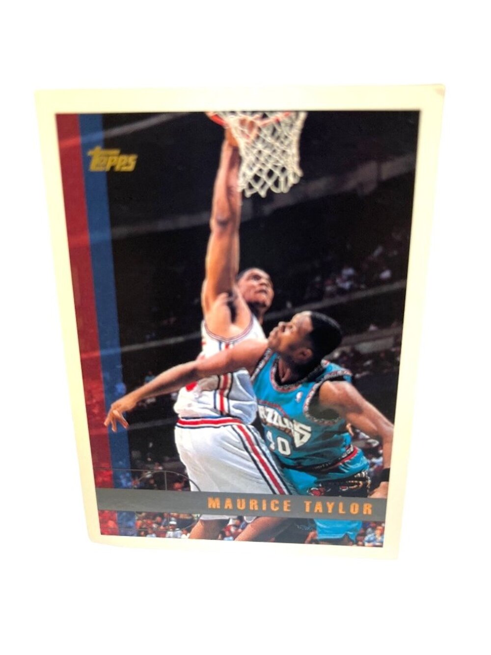 1997 Topps Maurice Taylor Rookie Basketball Card #212 S399